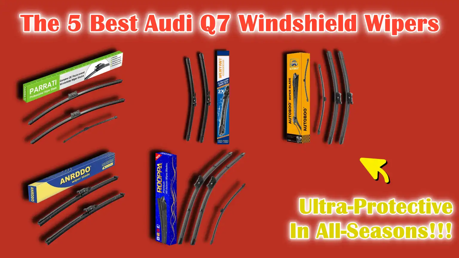 Best Audi Q7 Windshield Wipers