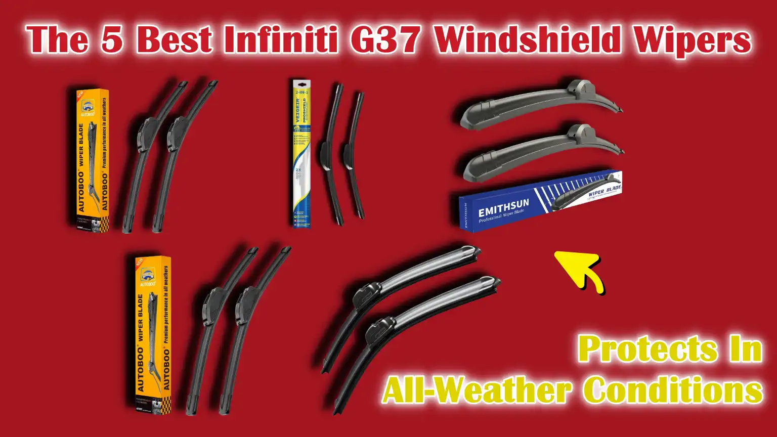 Best Infiniti G37 Windshield Wipers