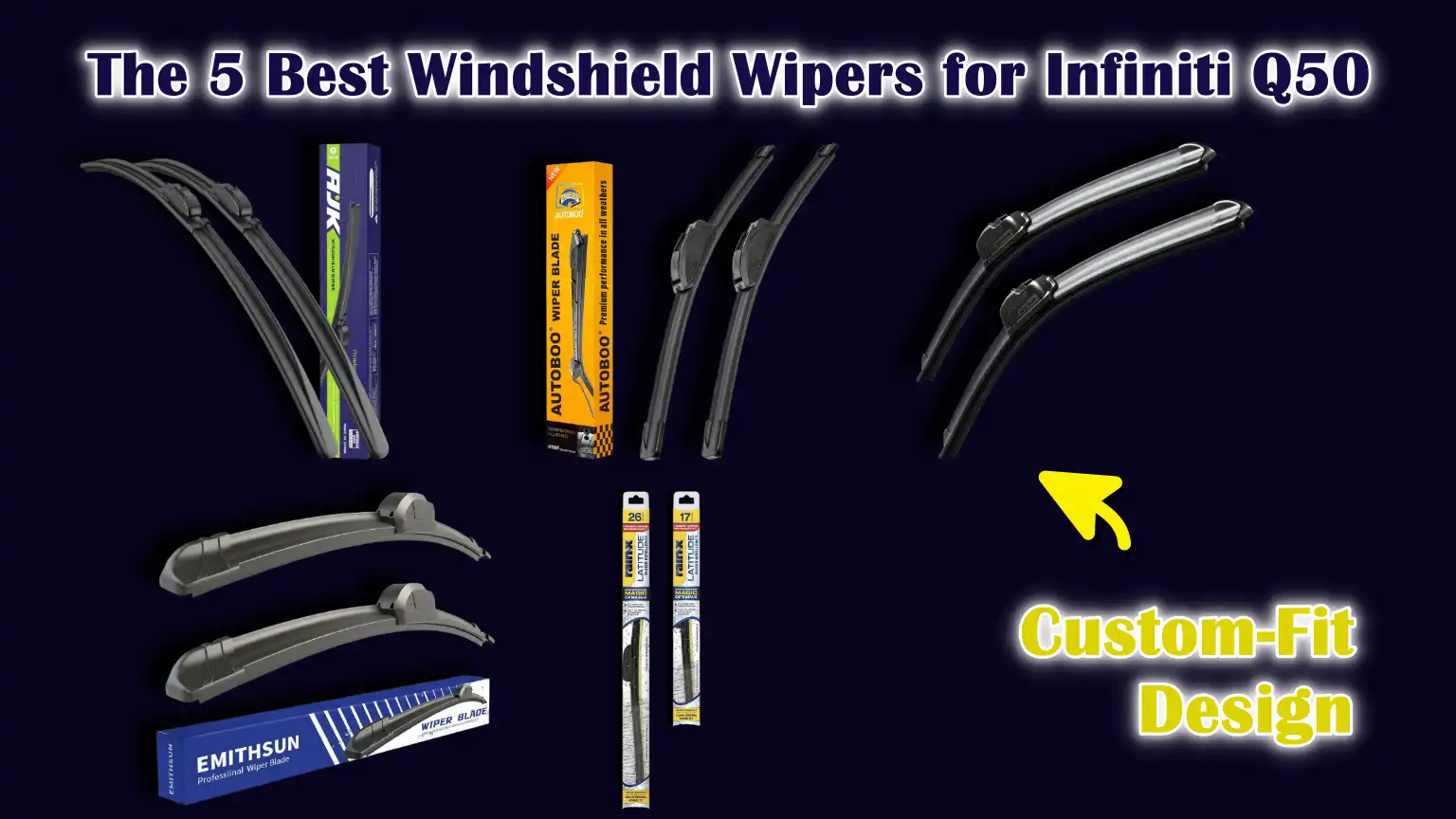 Best Windshield Wipers for Infiniti Q50