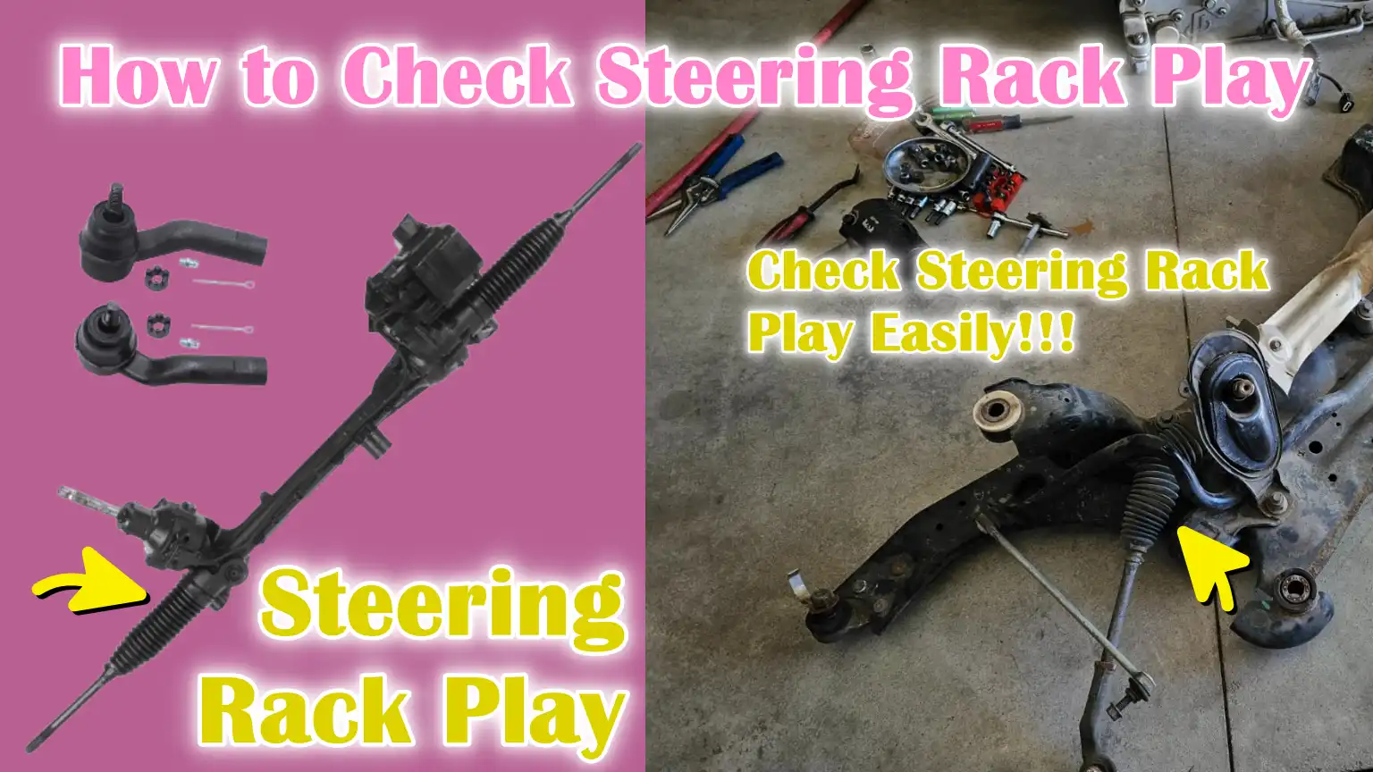 How to Check Steering Rack Play