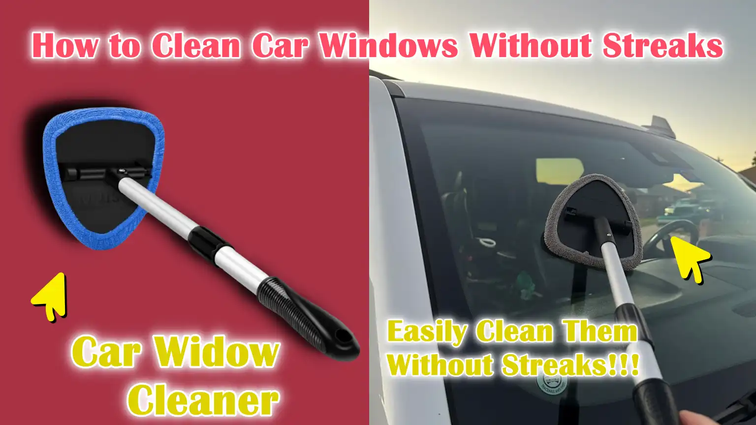 How to Clean Car Windows Without Streaks