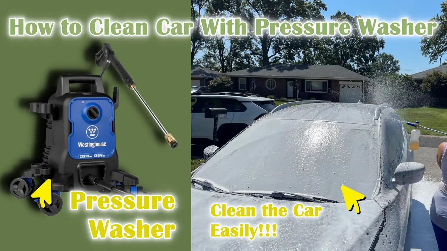 How to Clean Car With Pressure Washer