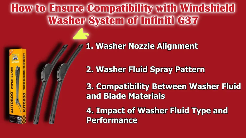 How to Ensure Compatibility with Windshield Washer System of Infiniti G37