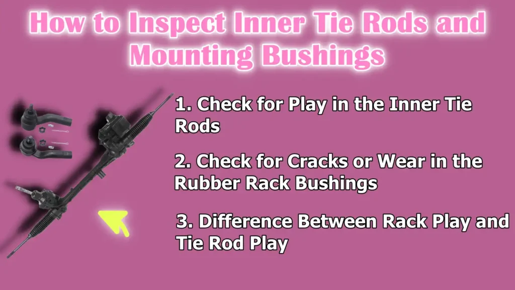 How to Inspect Inner Tie Rods and Mounting Bushings