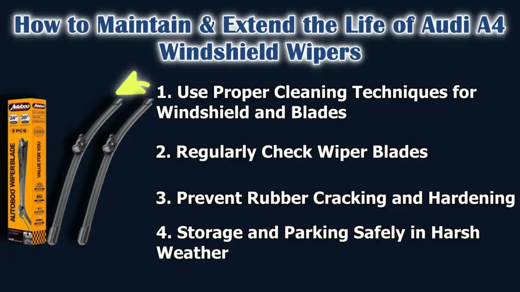 How to Maintain & Extend the Life of Audi A4 Windshield Wipers