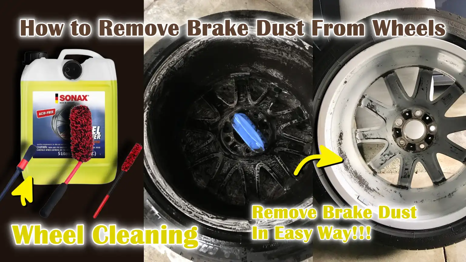 How to Remove Brake Dust From Wheels