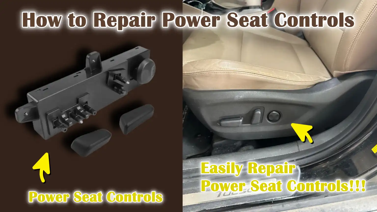 How to Repair Power Seat Controls