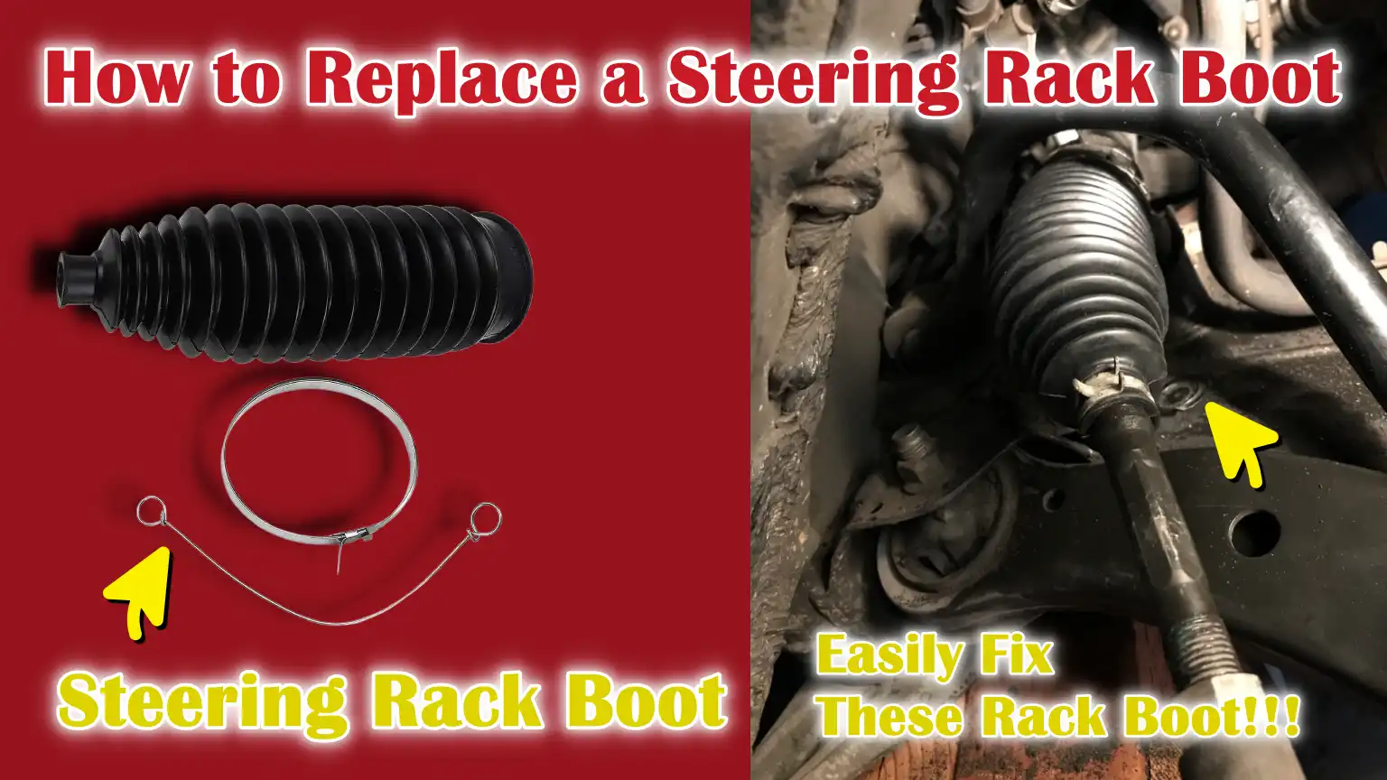 How to Replace a Steering Rack Boot