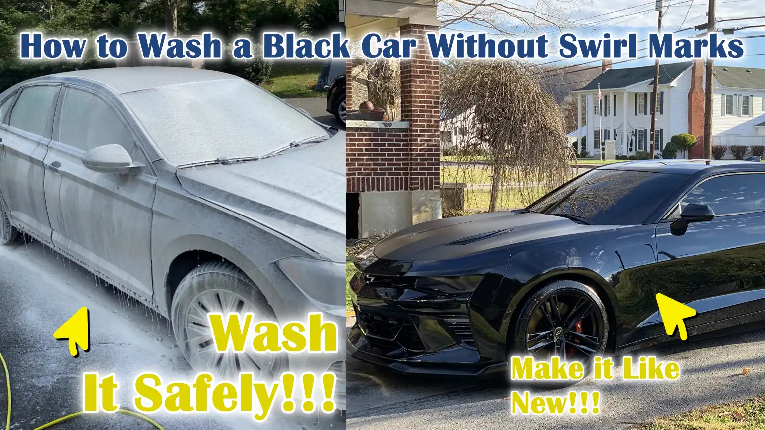 How to Wash a Black Car Without Swirl Marks