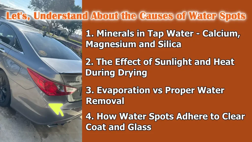 Let's, Understand About the Causes of Water Spots