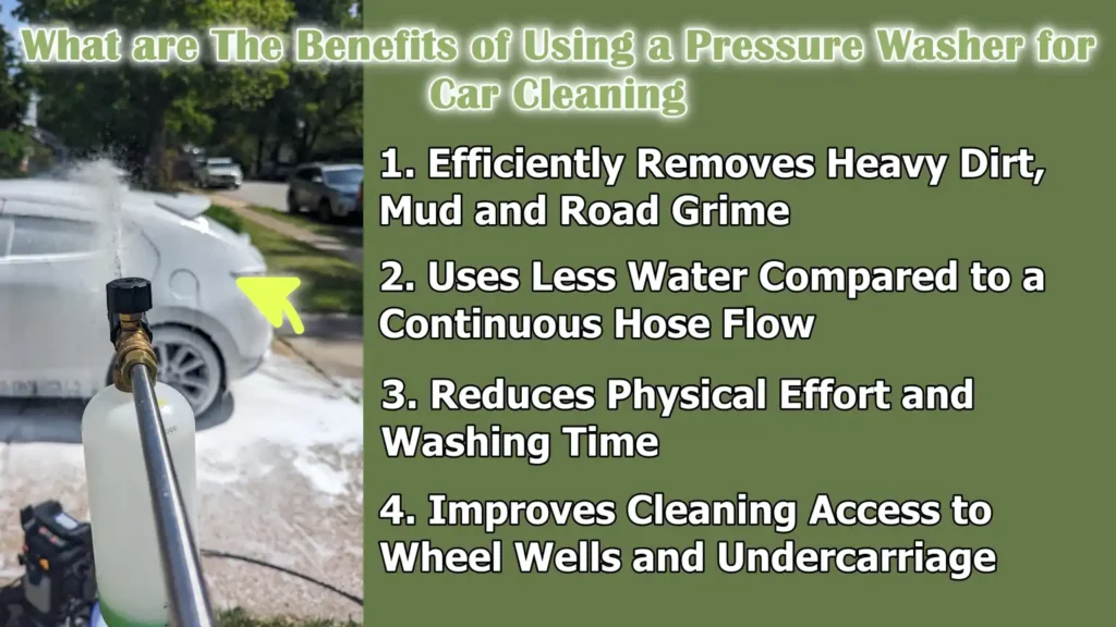 What are The Benefits of Using a Pressure Washer for Car Cleaning