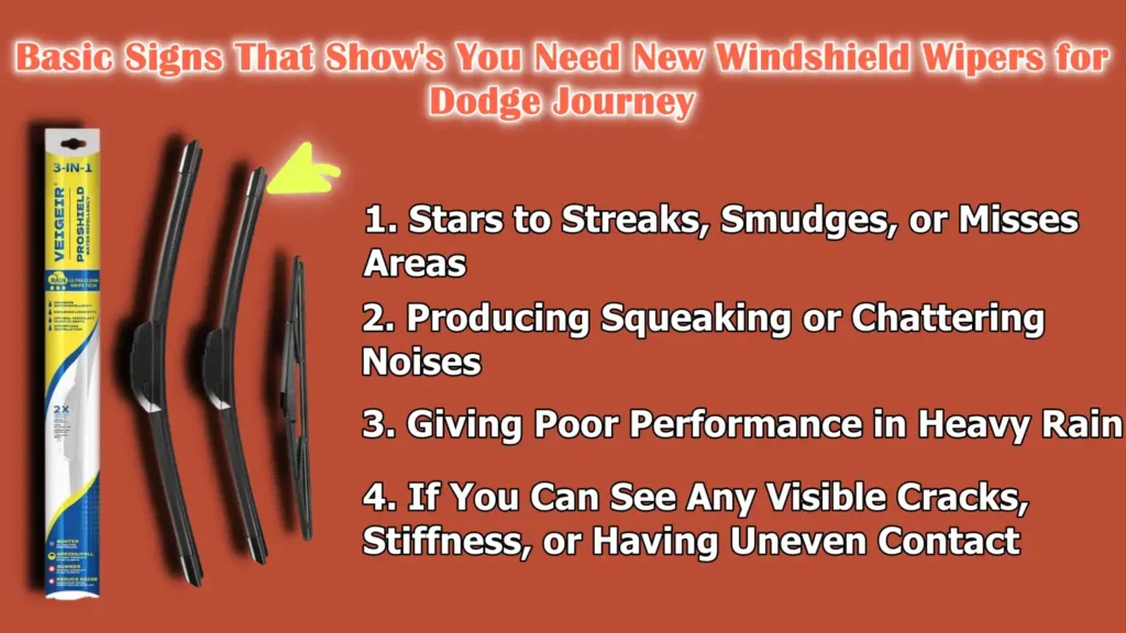 Basic Signs That Show's You Need New Windshield Wipers for Dodge Journey