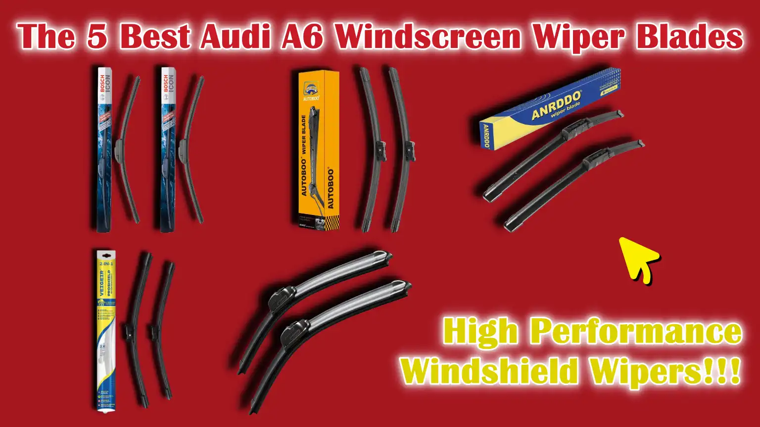 Best Audi A6 Windscreen Wiper Blades
