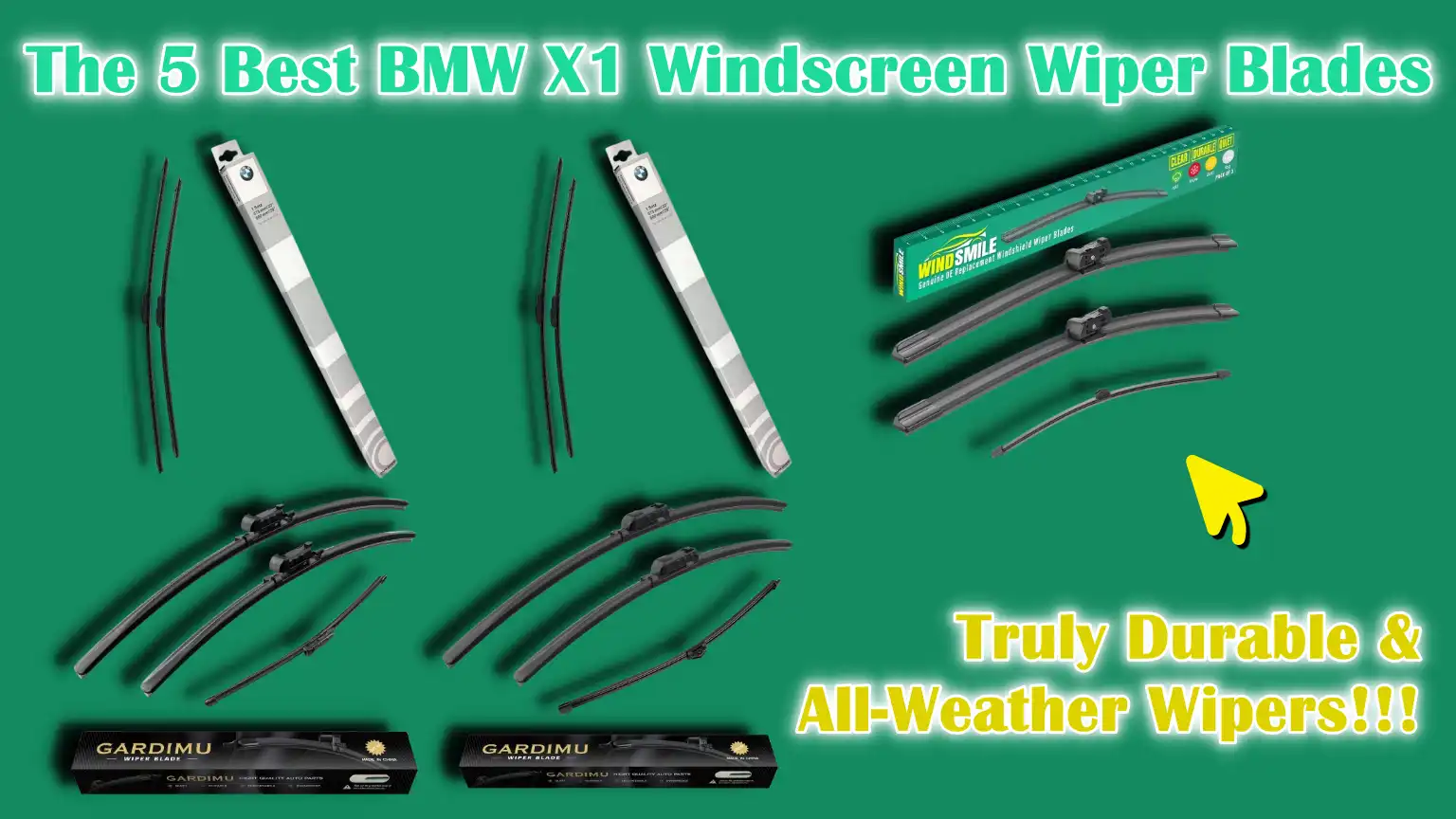 Best BMW X1 Windscreen Wiper Blades