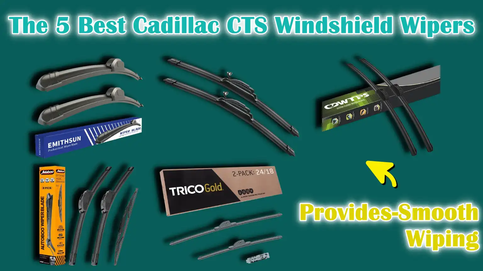 Best Cadillac CTS Windshield Wipers