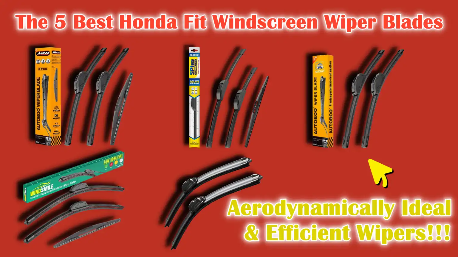 Best Honda Fit Windscreen Wiper Blades