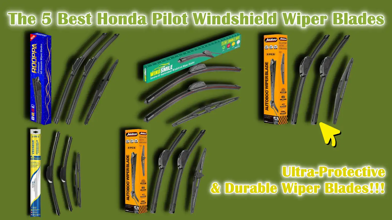 Best Honda Pilot Windshield Wiper Blades