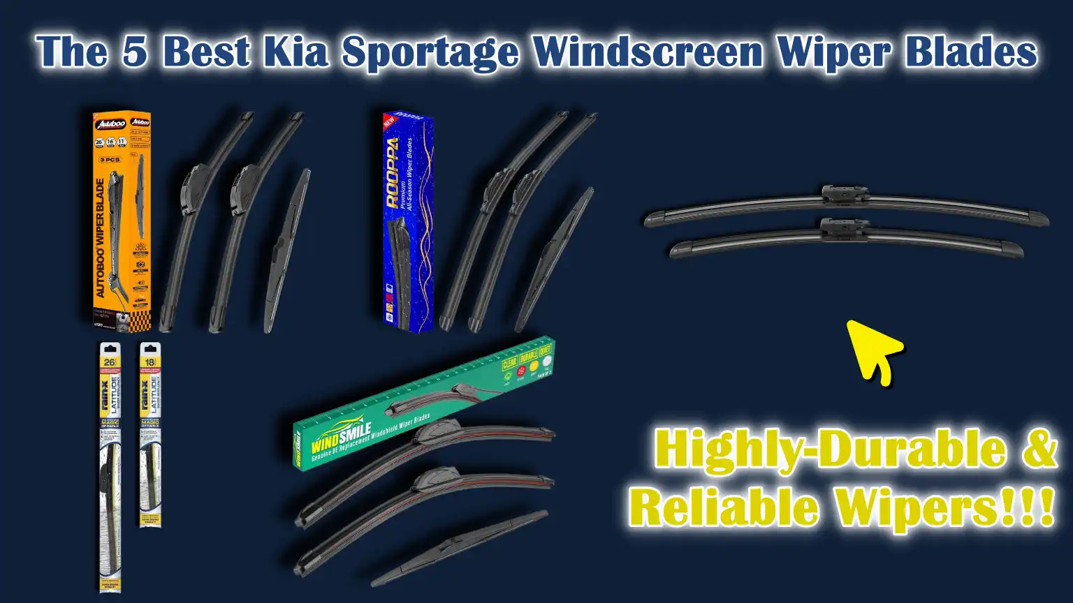 Best Kia Sportage Windscreen Wiper Blades