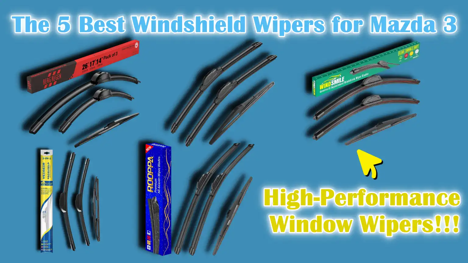 Best Windshield Wipers for Mazda 3