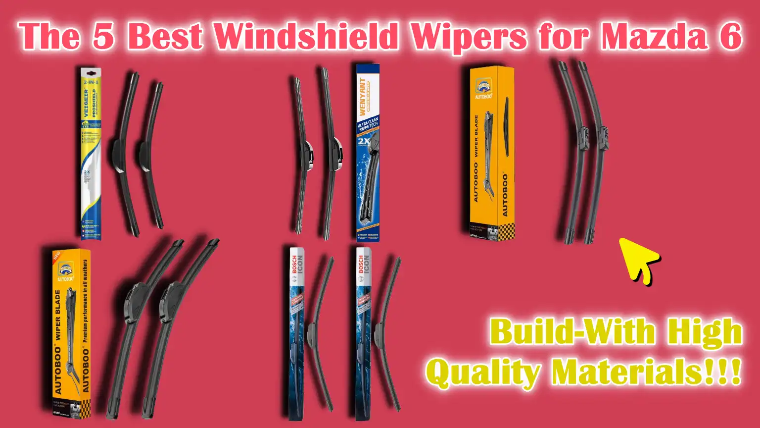 Best Windshield Wipers for Mazda 6