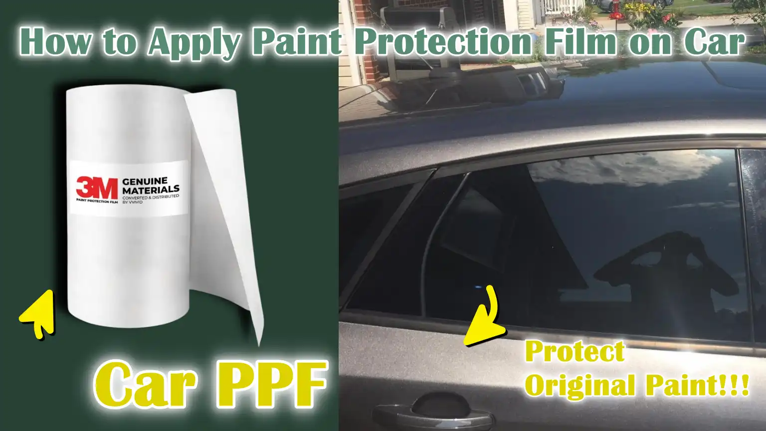 How to Apply Paint Protection Film on Car