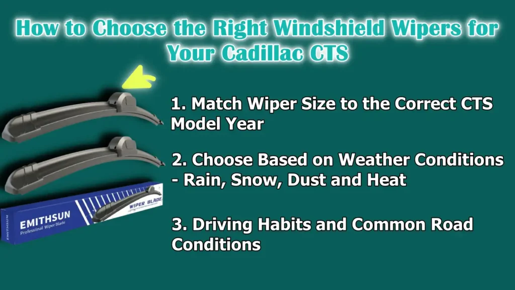 How to Choose the Right Windshield Wipers for Your Cadillac CTS