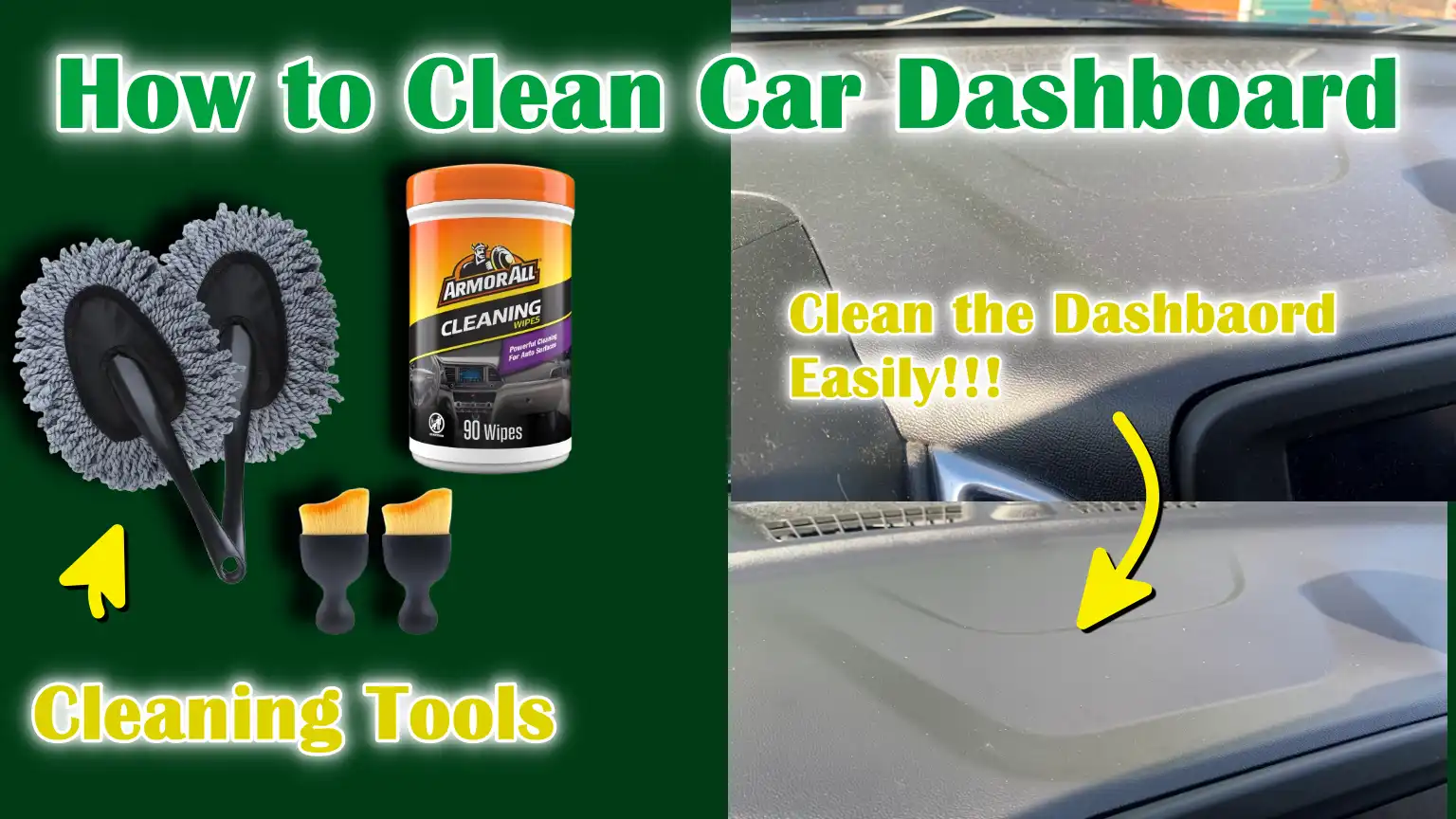 How to Clean Car Dashboard