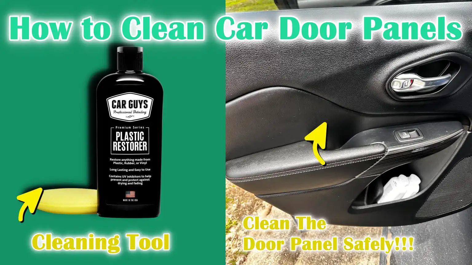 How to Clean Car Door Panels