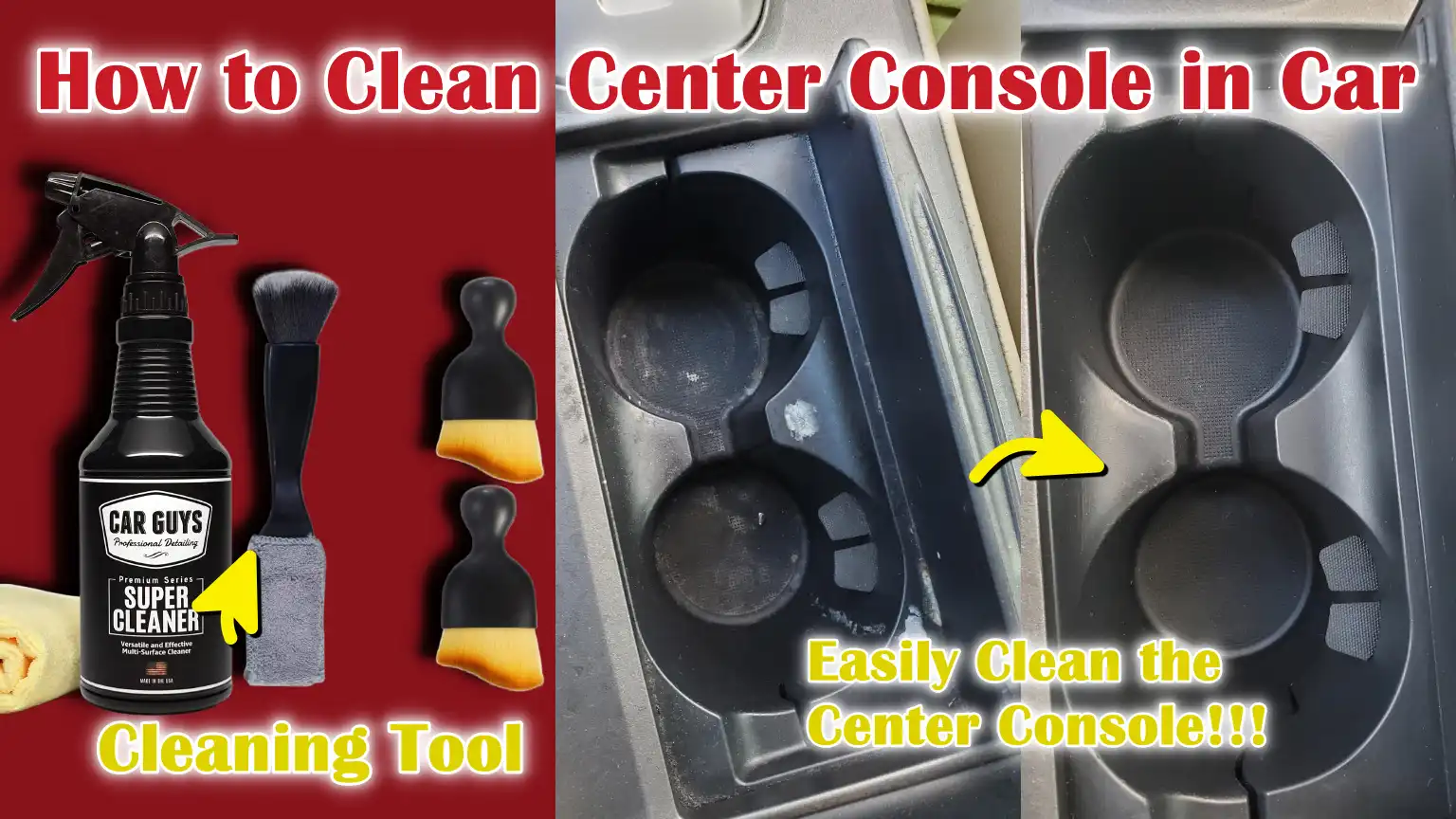 How to Clean Center Console in Car