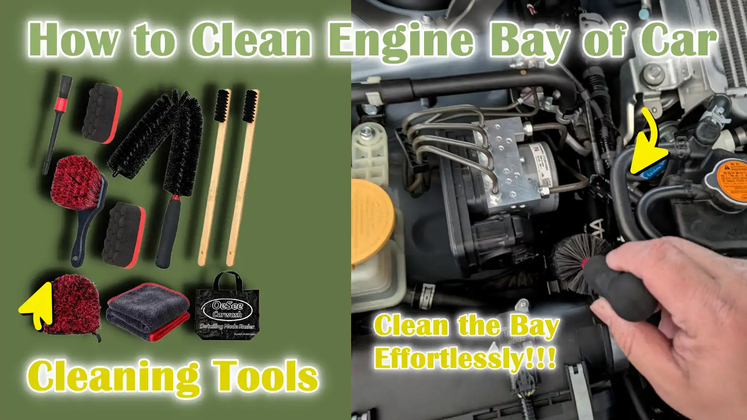 How to Clean Engine Bay of Car