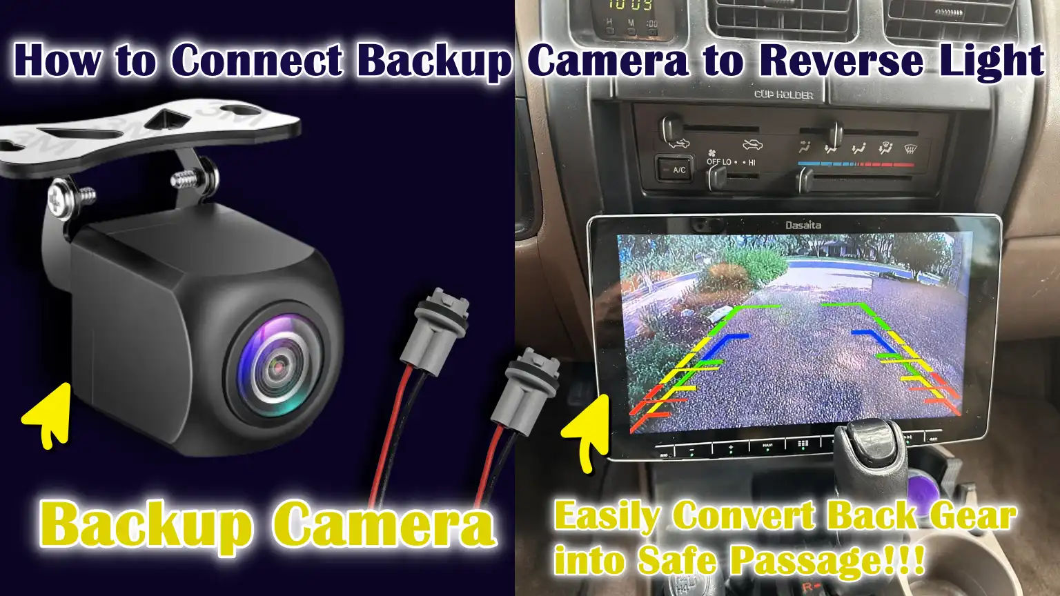 How to Connect Backup Camera to Reverse Light