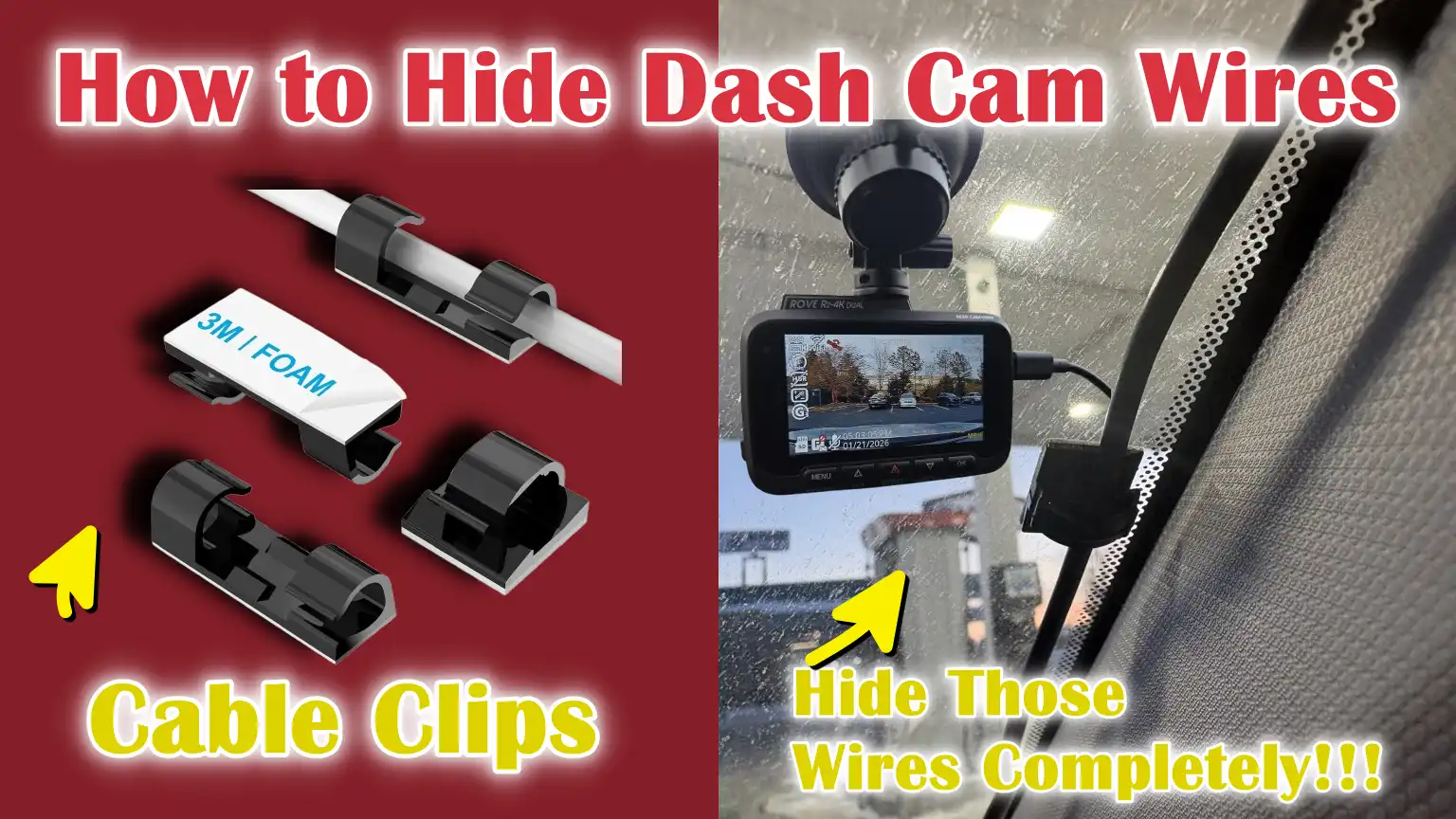 How to Hide Dash Cam Wires