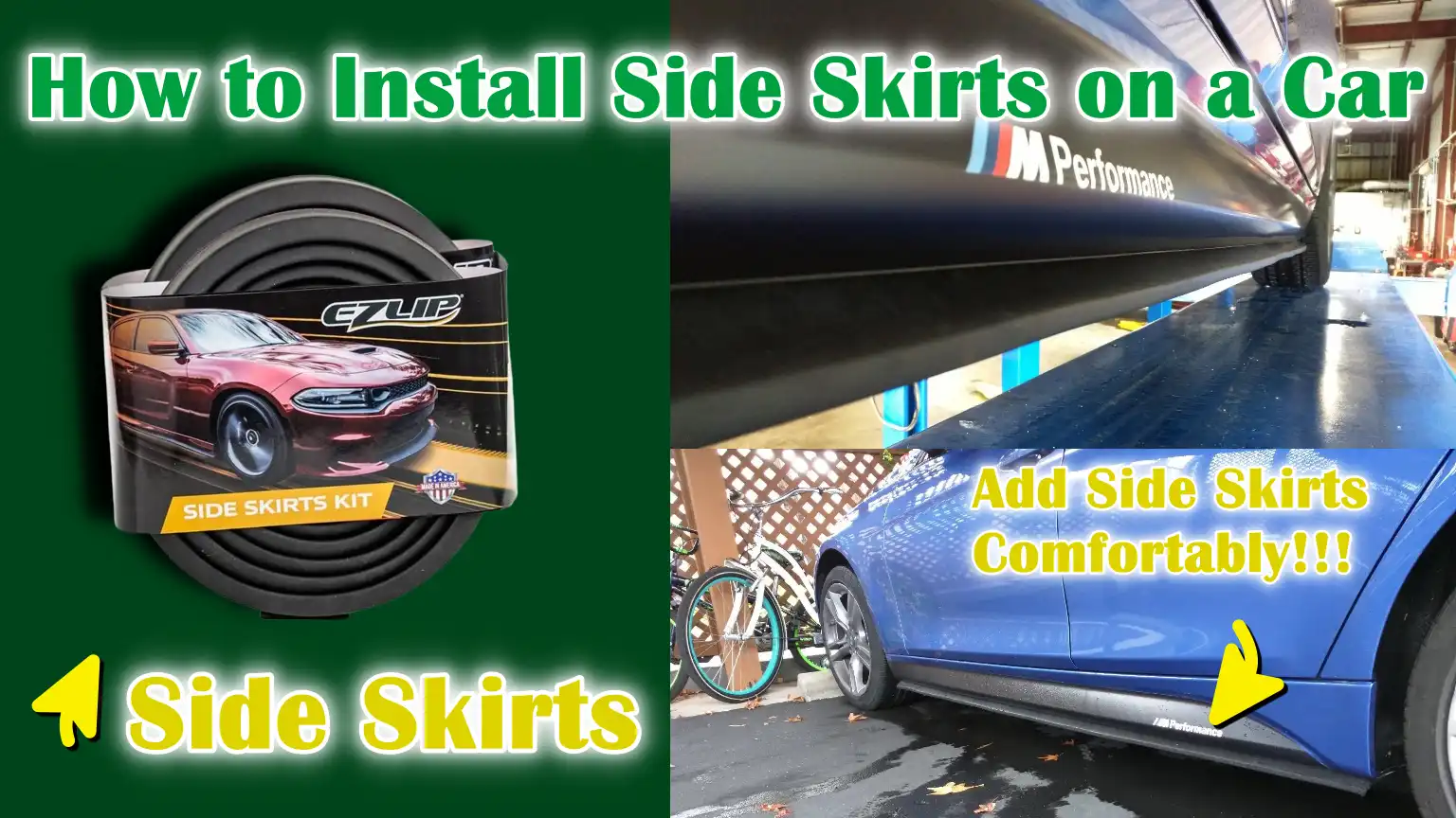 How to Install Side Skirts on a Car