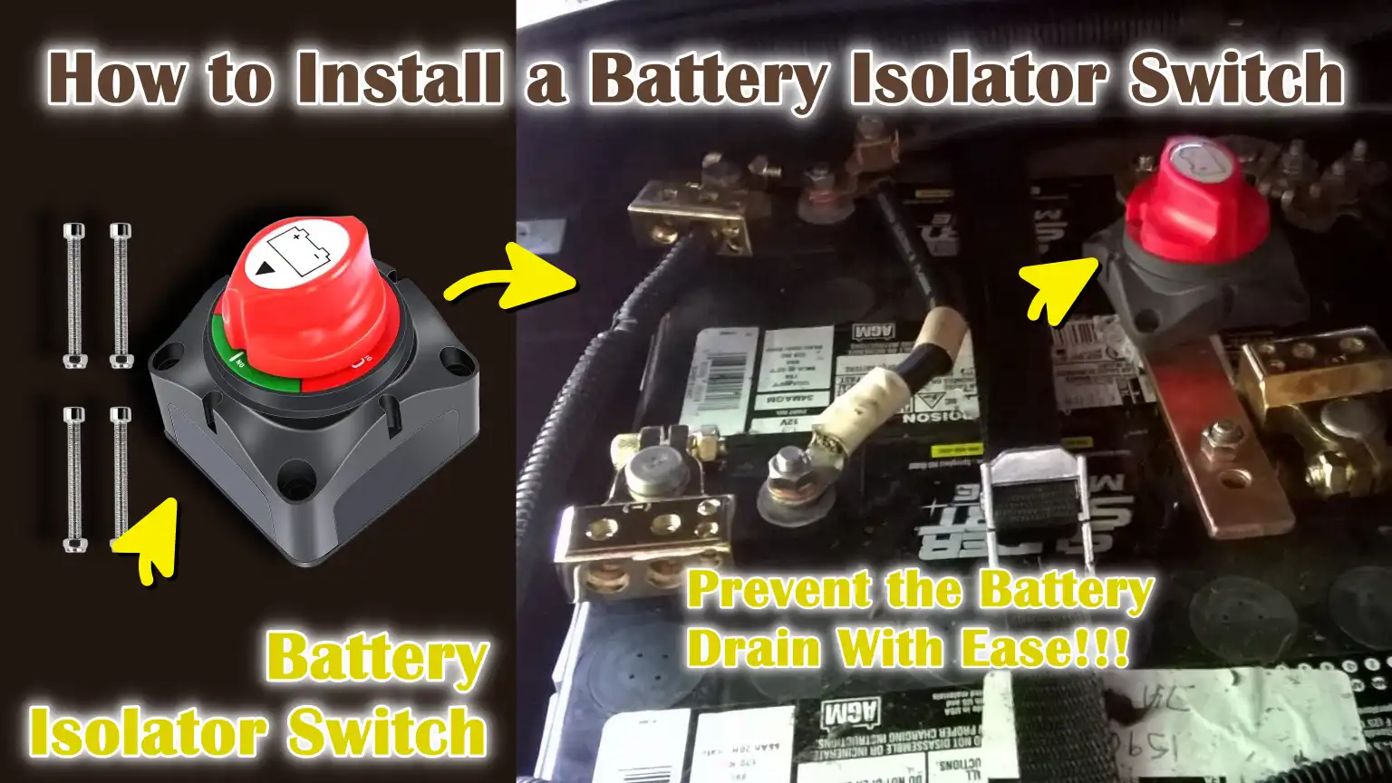 How to Install a Battery Isolator Switch