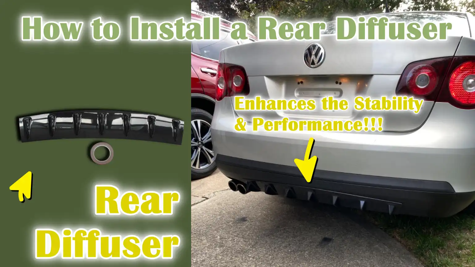 How to Install a Rear Diffuser