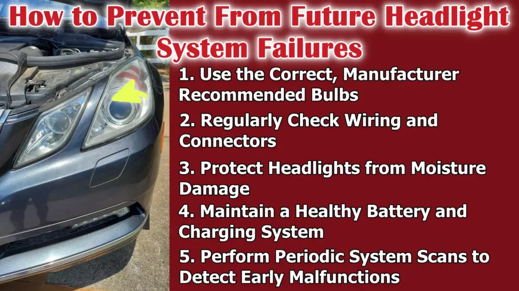 How to Prevent From Future Headlight System Failures