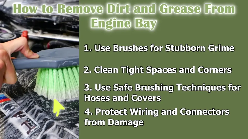 How to Remove Dirt and Grease From Engine Bay