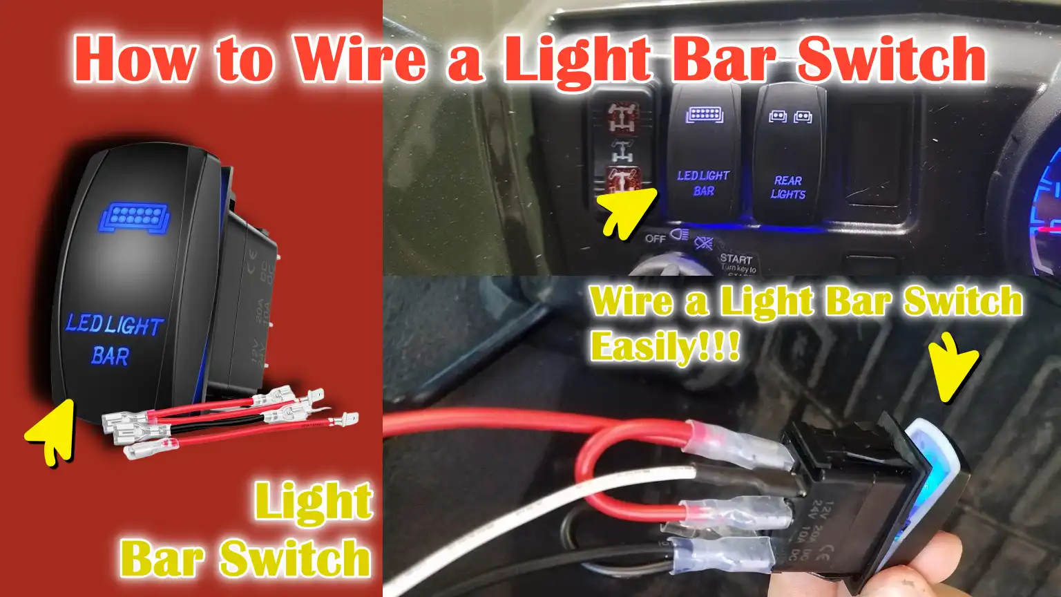 How to Wire a Light Bar Switch