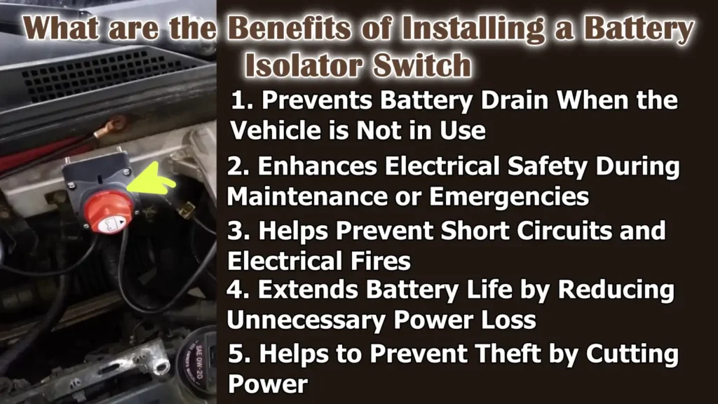 What are the Benefits of Installing a Battery Isolator Switch