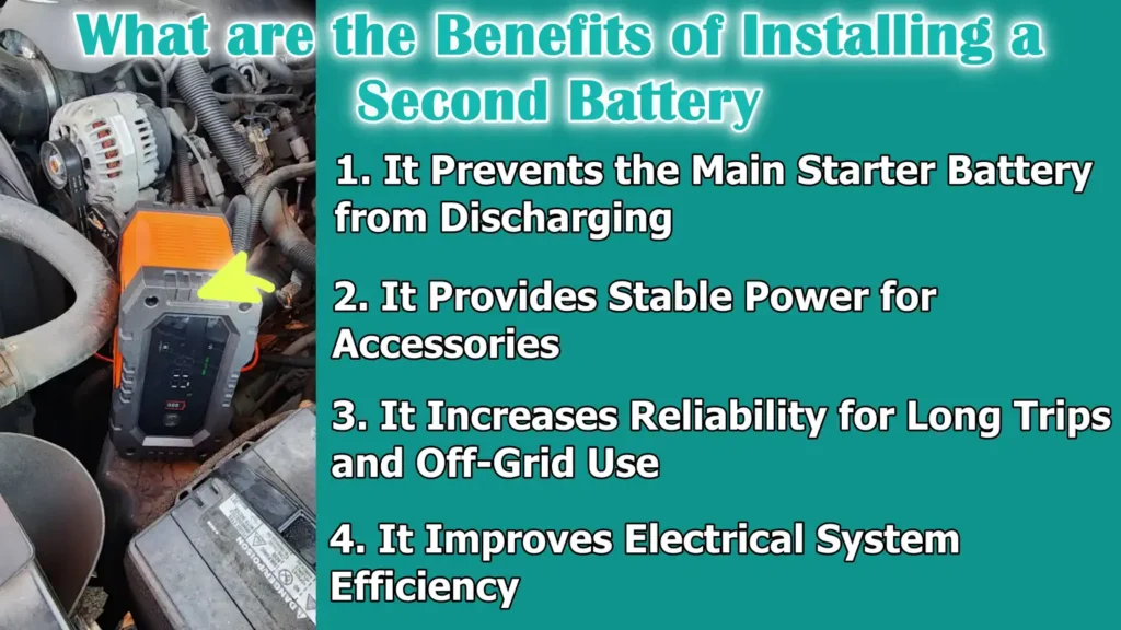 What are the Benefits of Installing a Second Battery