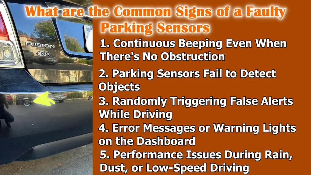What are the Common Signs of a Faulty Parking Sensors