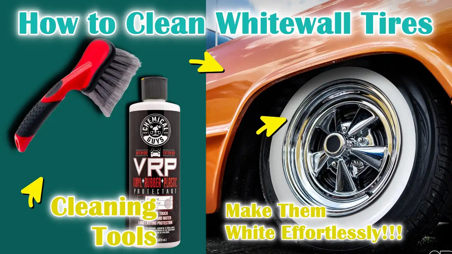 How to Clean Whitewall Tires