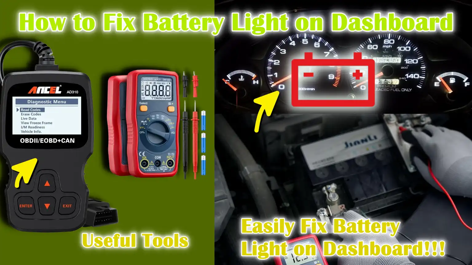How to Fix Battery Light on Dashboard