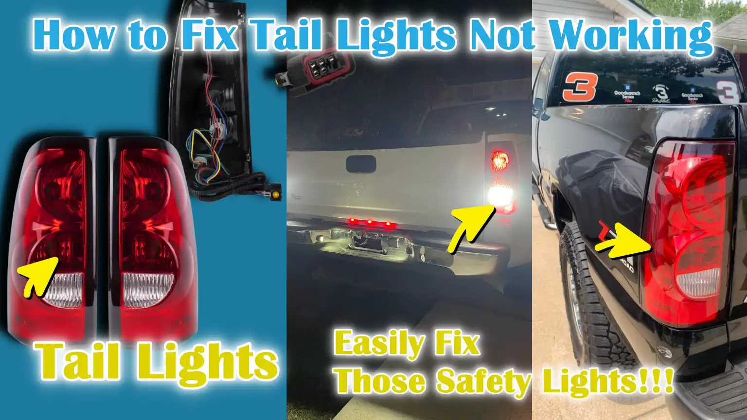 How to Fix Tail Lights Not Working