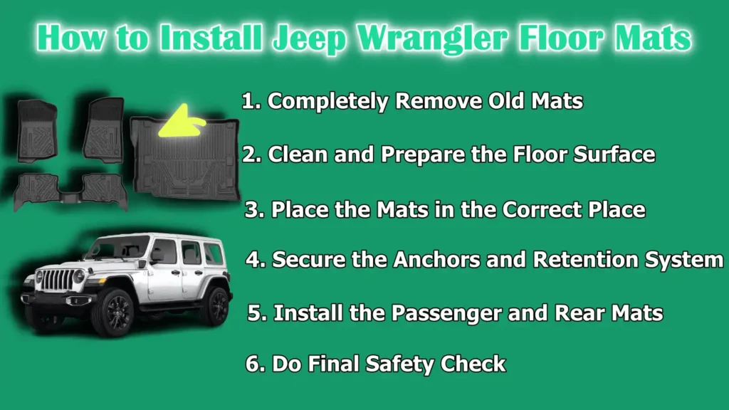 How to Install Jeep Wrangler Floor Mats