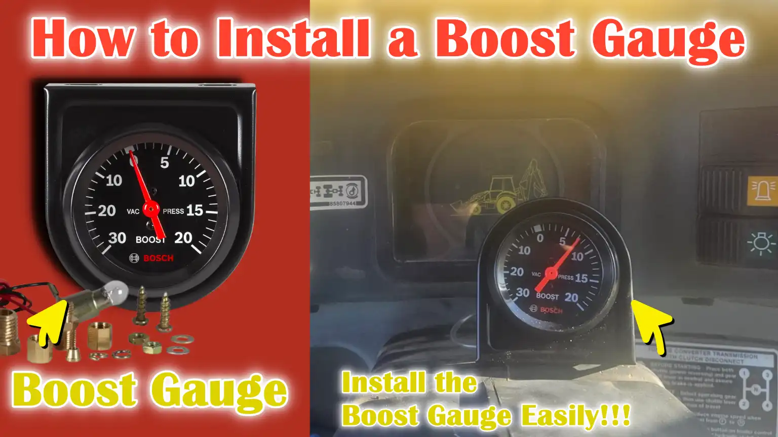 How to Install a Boost Gauge