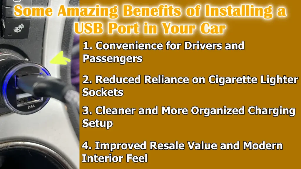 Some Amazing Benefits of Installing a USB Port in Your Car