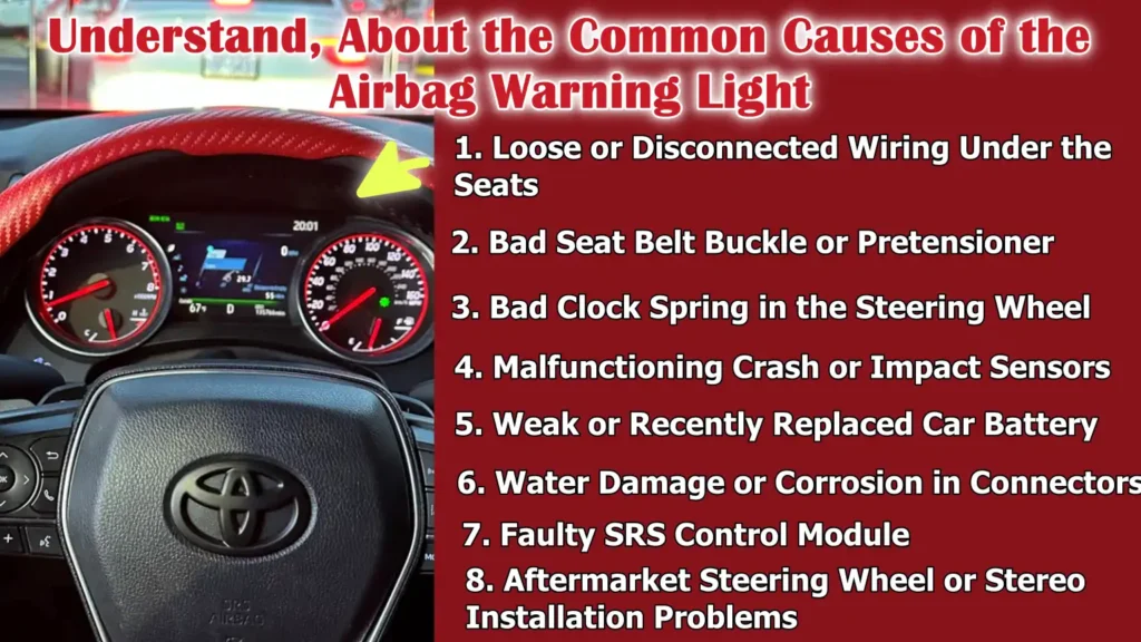 Understand, About the Common Causes of the Airbag Warning Light