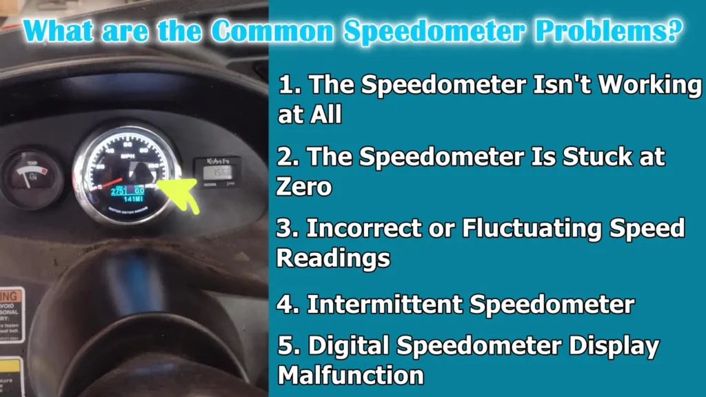 What are the Common Speedometer Problems?