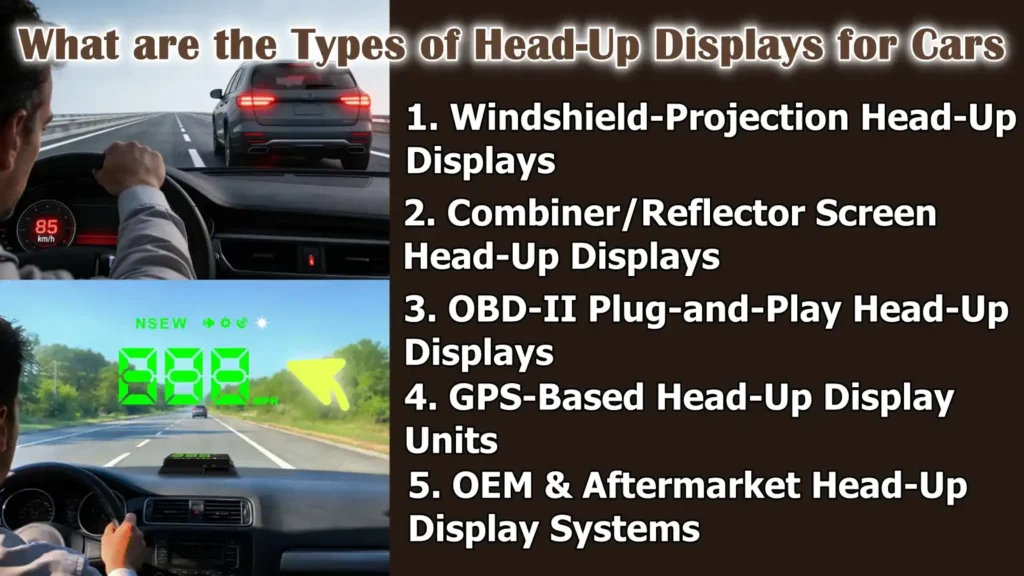 What are the Types of Head-Up Displays for Cars